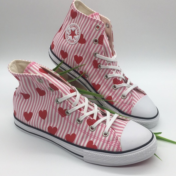 Converse CTAS HI pink/red white - Picture 2 of 8
